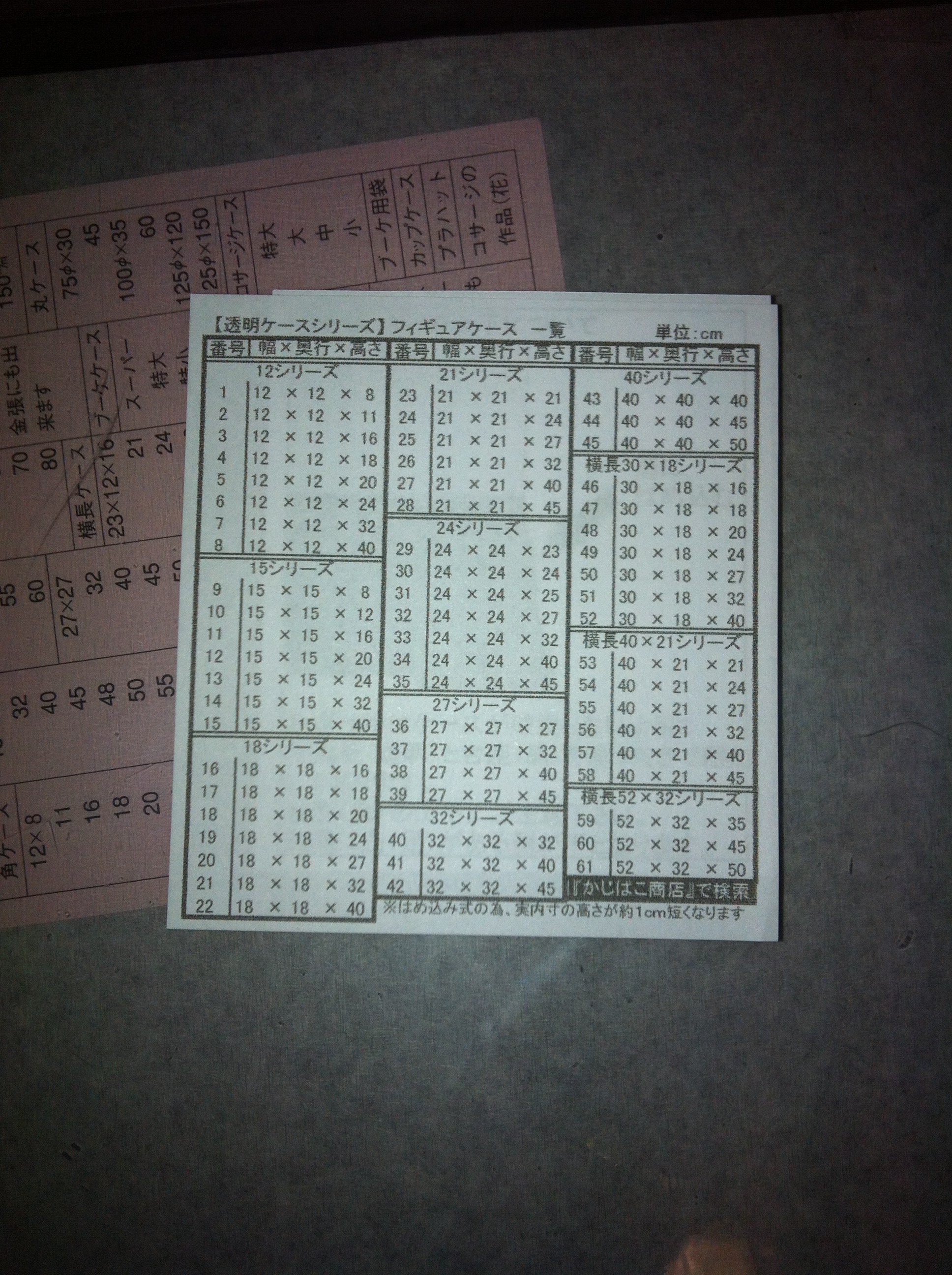 フィギュアケース